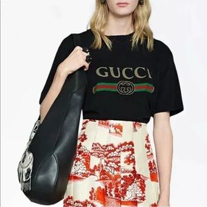 Gucci Women Distressed T shirt Top XXS